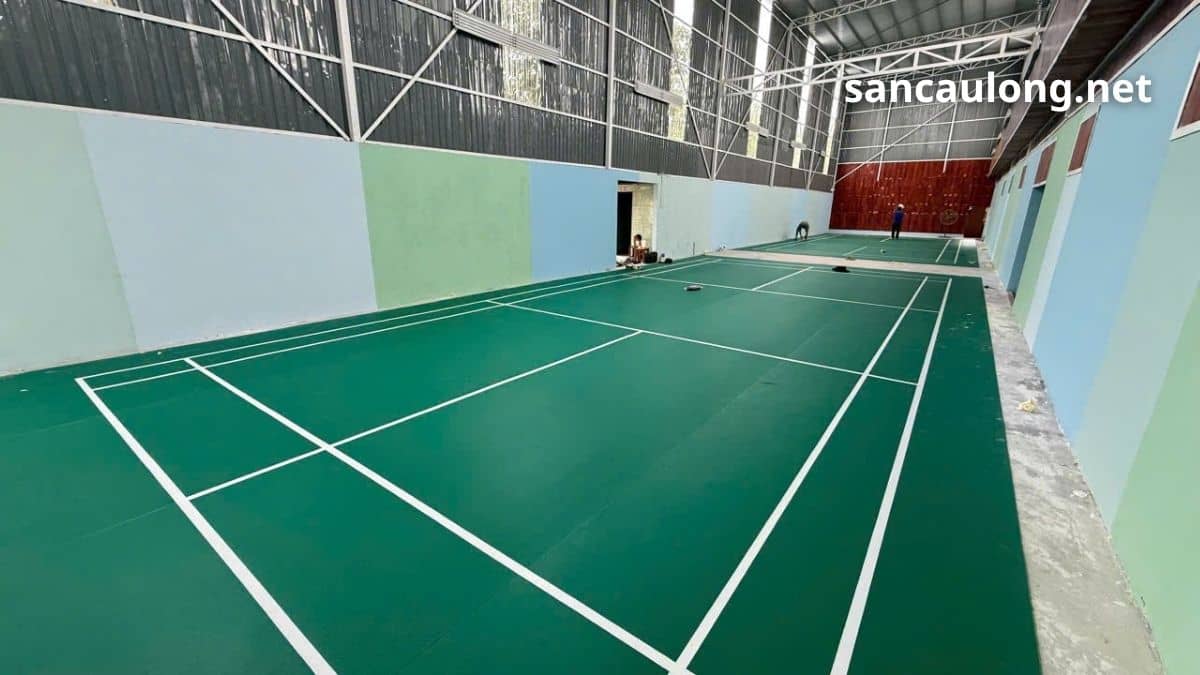 cách làm sân cầu lông