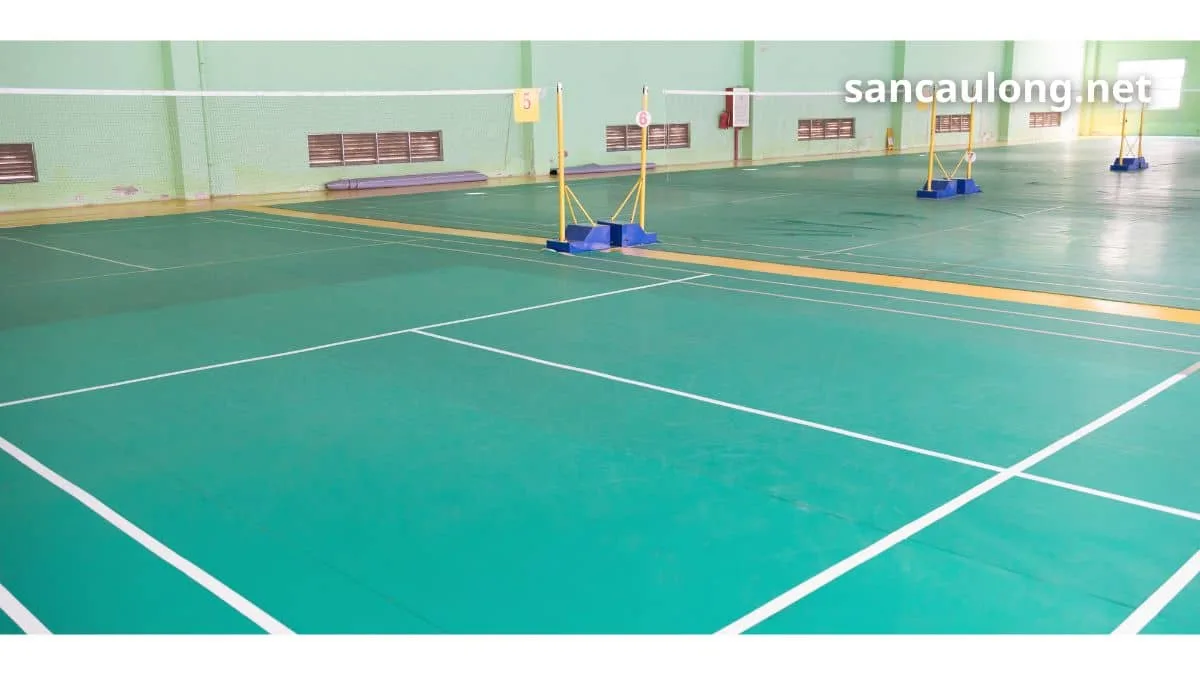 Cụm bốn sân cầu lông trong nhà tiền chế